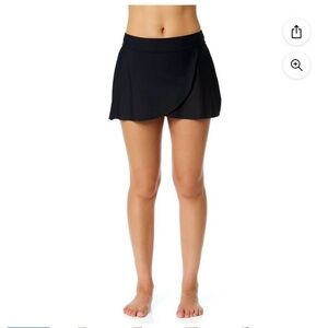 Anne Cole Black swim skort (XL)